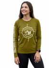 Camiseta Feminina Viajantes da Canastra UV 50+ Pistache