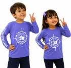 Camiseta Proteção UV 50+ Infantil Unissex Viajantes da Canastra