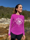 Camiseta Proteção UV 50+ | Viajantes da Canastra | Feminina | Rosa Escuro