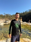 Camiseta Proteção UV 50+ | Viajantes APP | Masculina | Preto