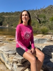Camiseta Proteção UV 50+ | Viajantes da Canastra | Feminina | Rosa Pink