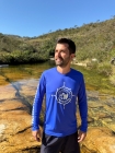 Camiseta Masculina Viajantes da Canastra Proteção UV 50+ | Azul Bic