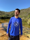 Camiseta Masculina Viajantes da Canastra Proteção UV 50+ | Azul Bic