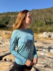 Camiseta Proteção UV 50+ | Viajantes da Canastra | Feminina | Verde Água